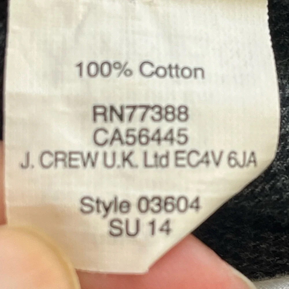 J. Crew Slim Gray Houndstooth Bedford Dress Pants Sz 33 x 32 Professional Career